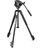 Amazon.com : Manfrotto 190XPRO Aluminum 4-Section Tripod Kit with